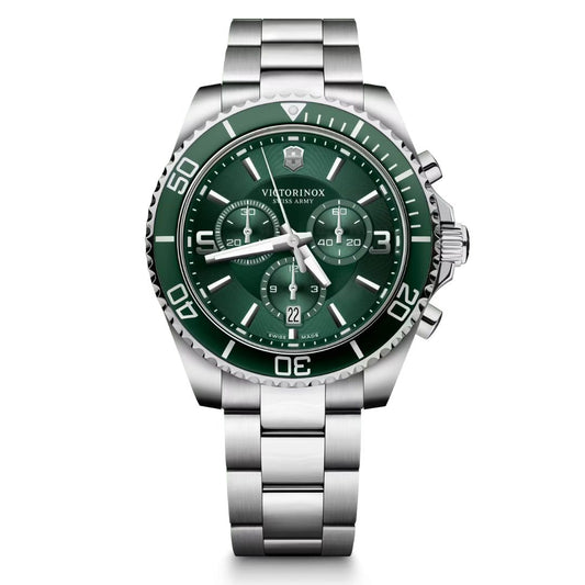 Victorinox Maverick Chrono Green Dial Men Watch - 241946