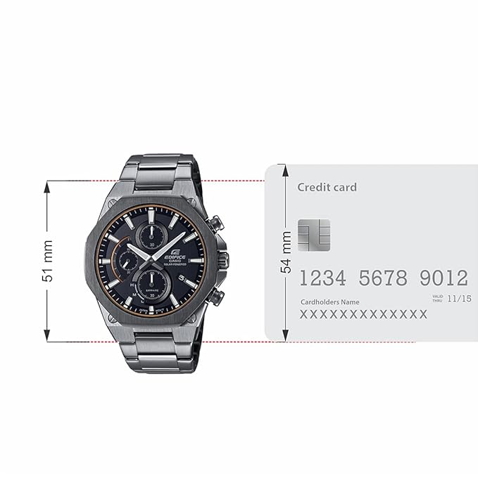 Casio Edifice Gray Men's Watch EX529 EFS-S570DC-1AUDF