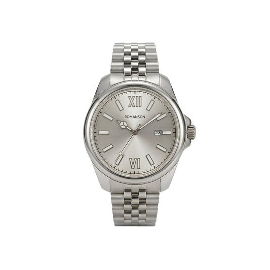 Romanson Classic Silver Men Watch TM6BS202MMWWH