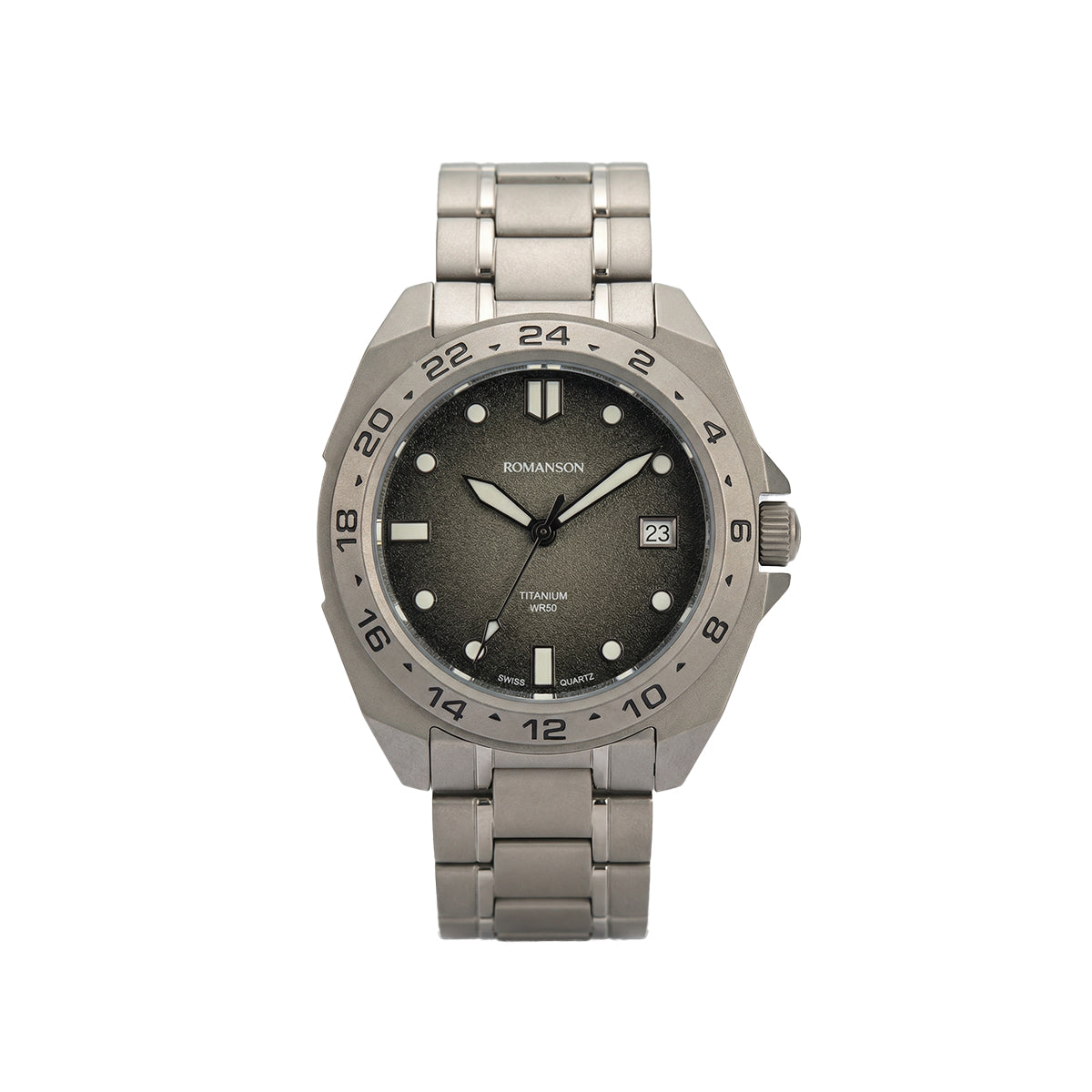 Romanson Classic Grey Men Watch AM6BS002MMTBK