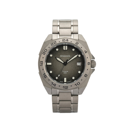 Romanson Classic Grey Men Watch AM6BS002MMTBK