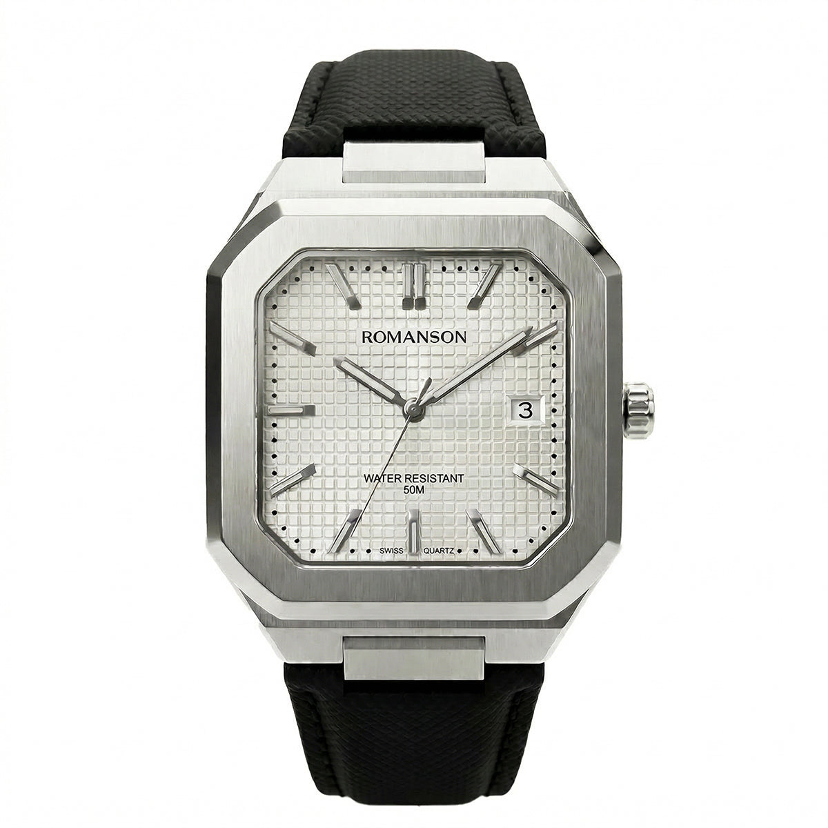 Romanson Classic Black Men Watch TL6BS001MWWH