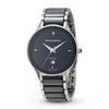 Romanson Ceramic Black Women Watch TM4236LLWBK