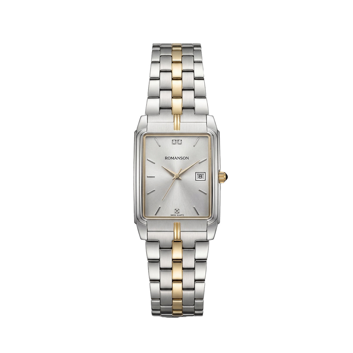 Romanson Classic Silver Men Watch TM5BF815CLCWH