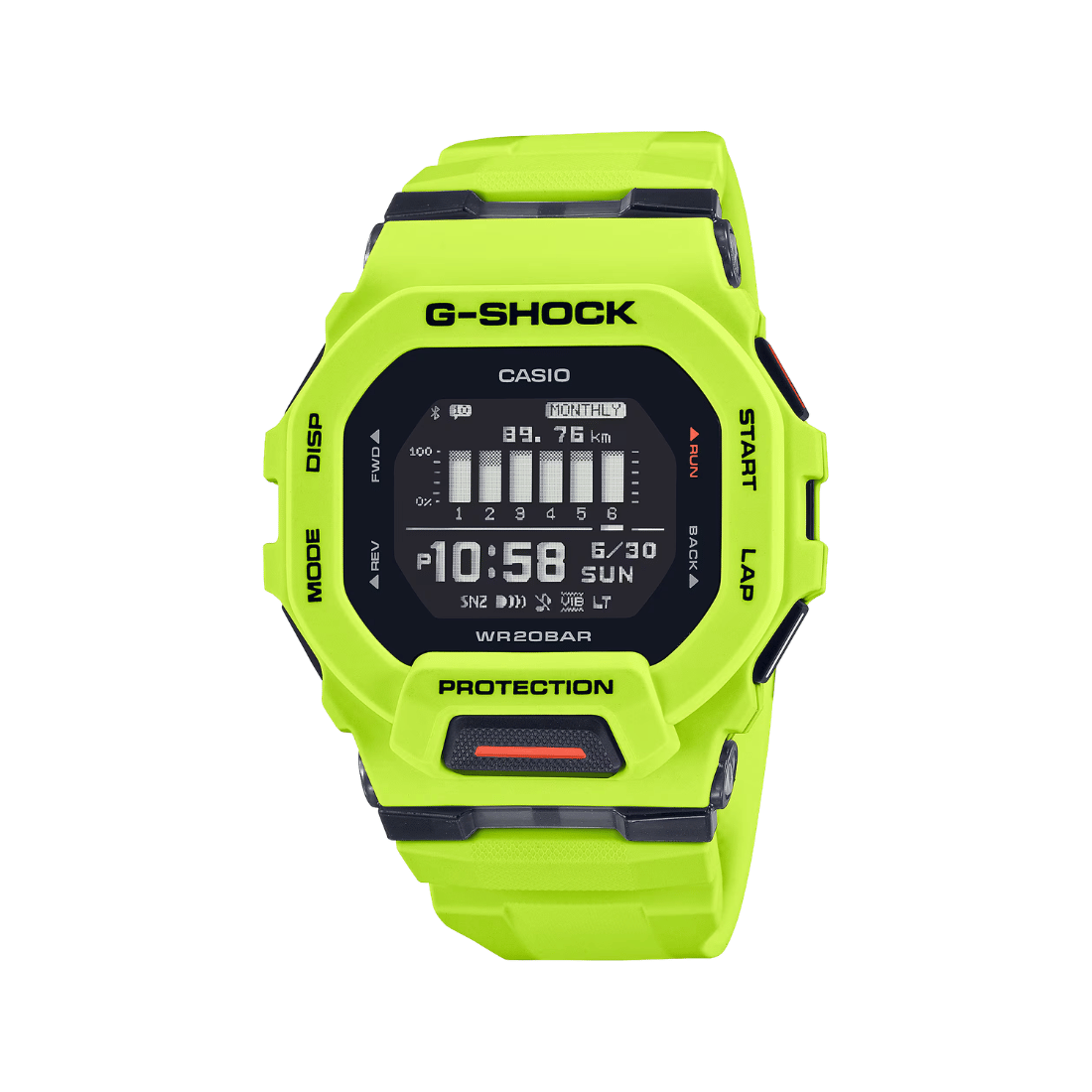 Casio G-SQUAD GBD-200 SERIES Smart Bluetooth Mens Watch G1148 - GBD-200-9