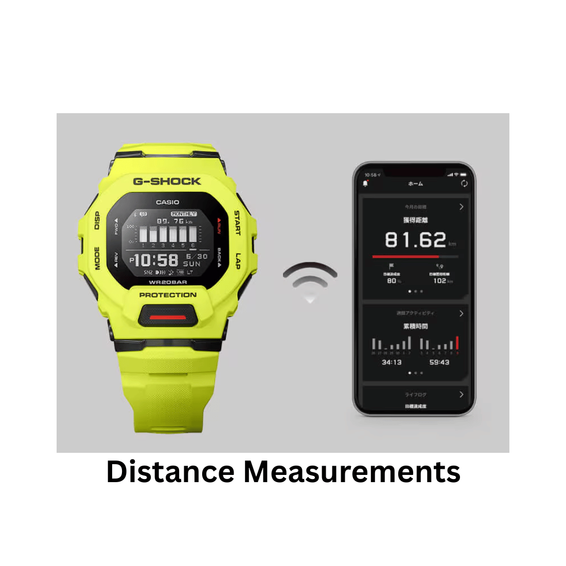 Casio G-SQUAD GBD-200 SERIES Smart Bluetooth Mens Watch G1148 - GBD-200-9