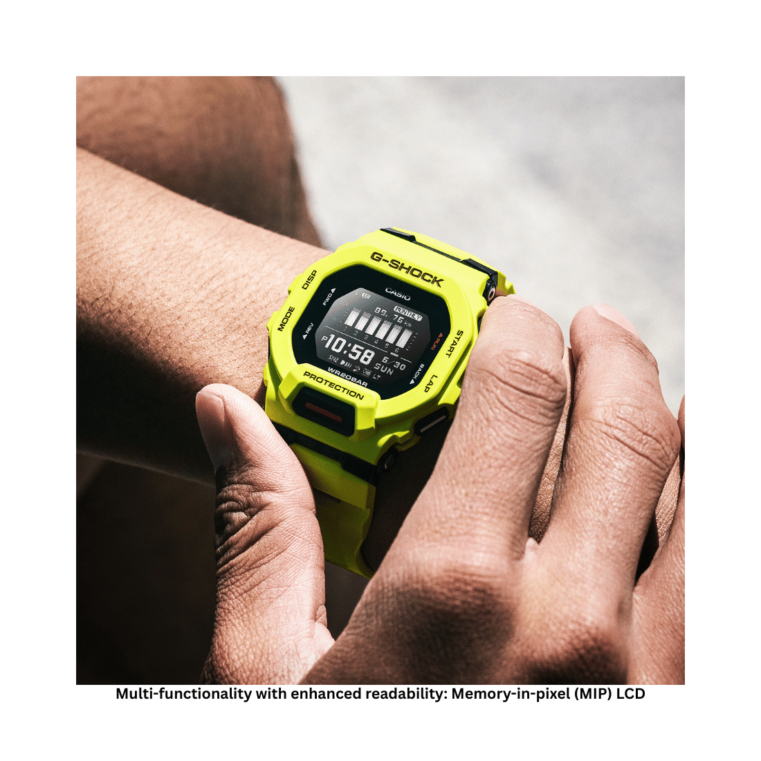 Casio G-SQUAD GBD-200 SERIES Smart Bluetooth Mens Watch G1148 - GBD-200-9
