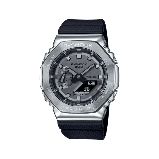 Casio G-Shock Silver Dial Men's Watch G1159 GM-2100-1ADR