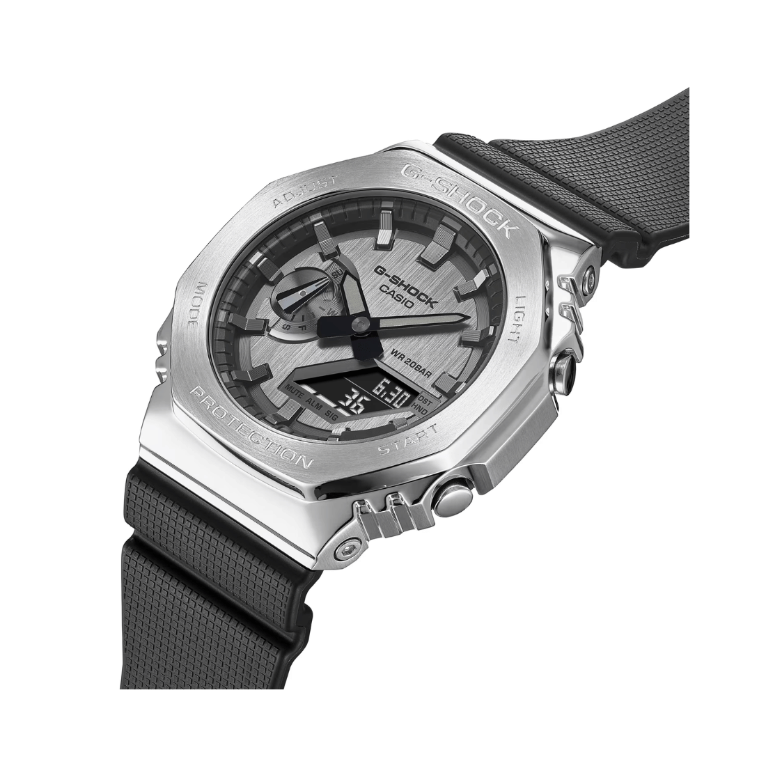 Casio G-Shock Silver Dial Men's Watch G1159 GM-2100-1ADR