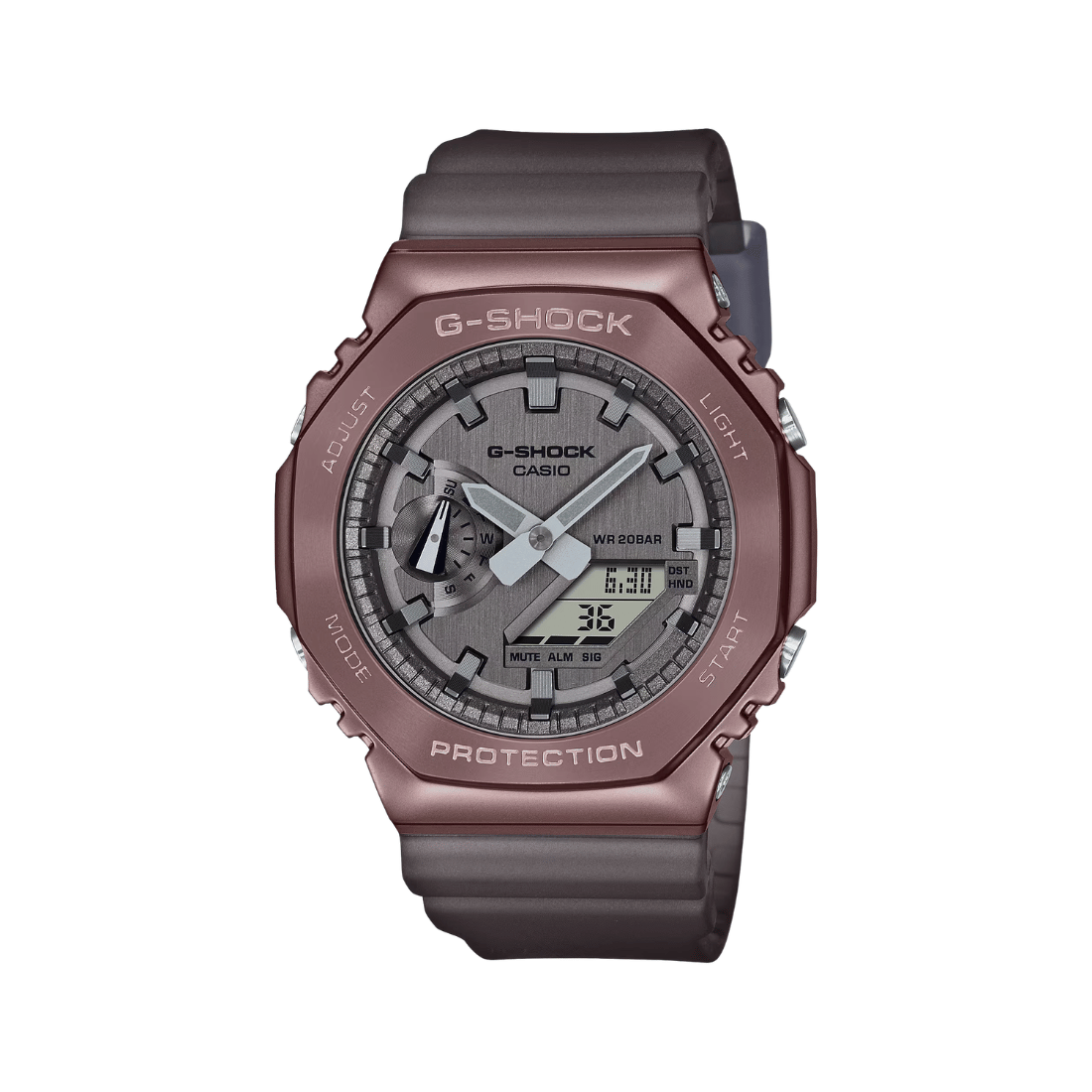 Casio G-shock Metal Covered Midnight Fog Series Mens Watch G1214 - GM-2100MF-5A