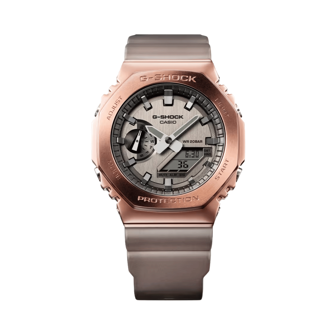 Casio G-shock Metal Covered Midnight Fog Series Mens Watch G1214 - GM-2100MF-5A