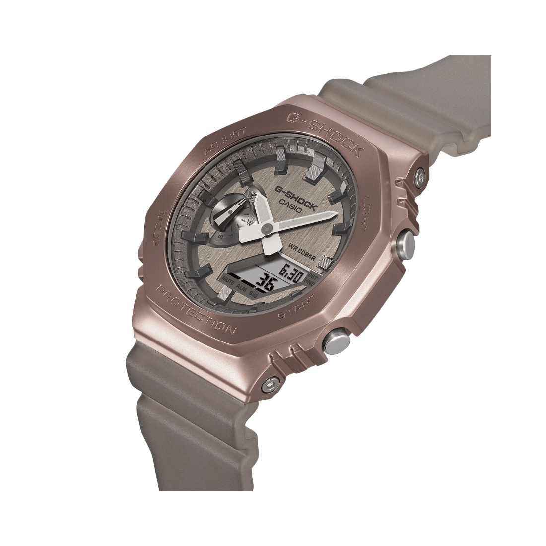 Casio G-shock Metal Covered Midnight Fog Series Mens Watch G1214 - GM-2100MF-5A