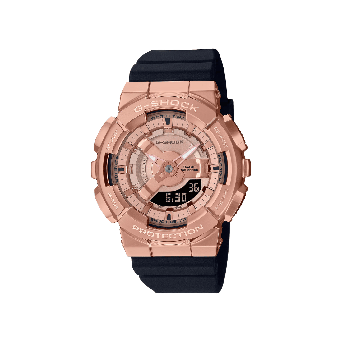 Casio G-Shock Black Resin Band Womens Watch G1315 - GM-S110PG-1A