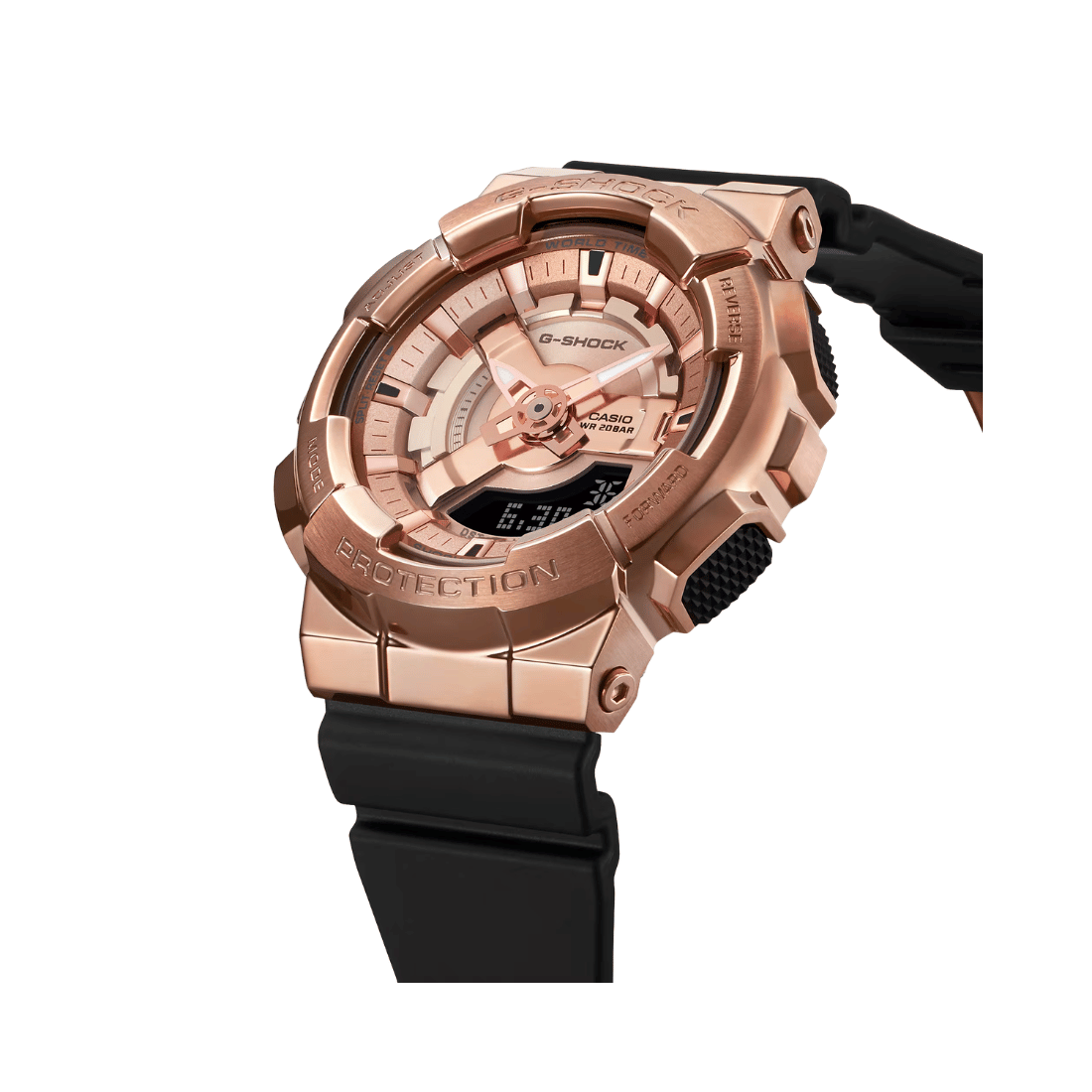 Casio G-Shock Black Resin Band Womens Watch G1315 - GM-S110PG-1A
