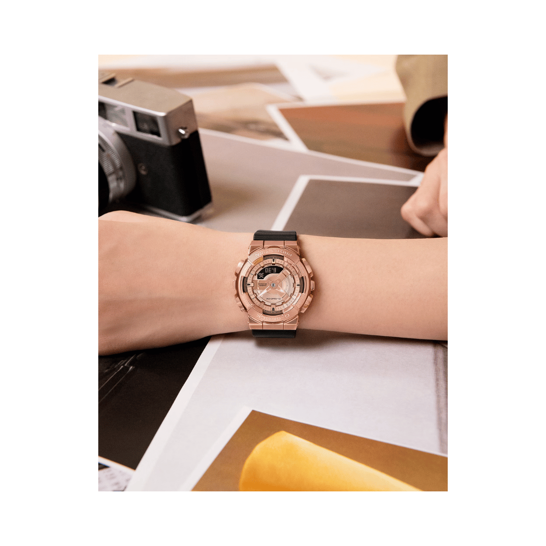 Casio G-Shock Black Resin Band Womens Watch G1315 - GM-S110PG-1A