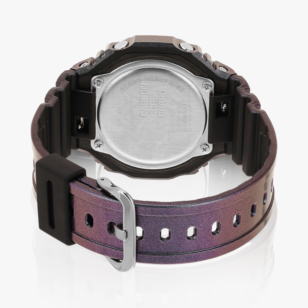 Casio G-Shock Multi-Coloured Men's Analog-Digital Watch Shock Resistant 200M Water Resistant G1496 -GA-2100AH-6ADR