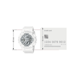 Casio G-Shock White Womens Watch G1561 - GMA-S120VA-7A