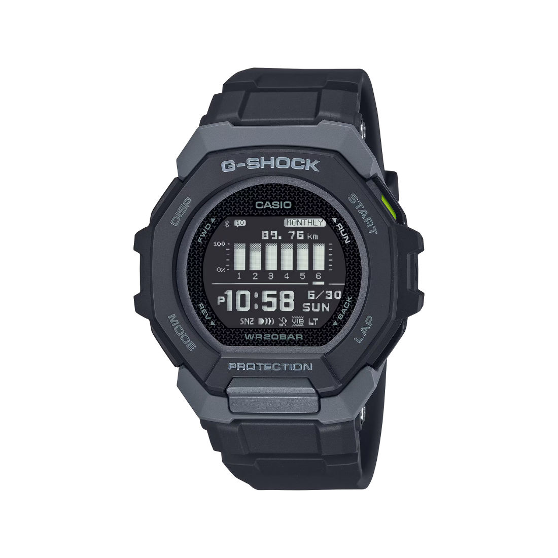 Casio G-shock G-SQUAD Digital/Smart Watch with Bluetooth G1586 - GBD-300-1