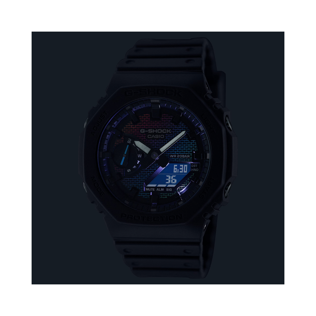 Casio G-shock 2100 Series Black Mens Watch G1596 - GA-2100RW-1A