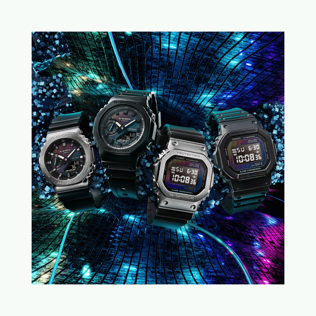 Casio G-shock 2100 Series Black Mens Watch G1596 - GA-2100RW-1A