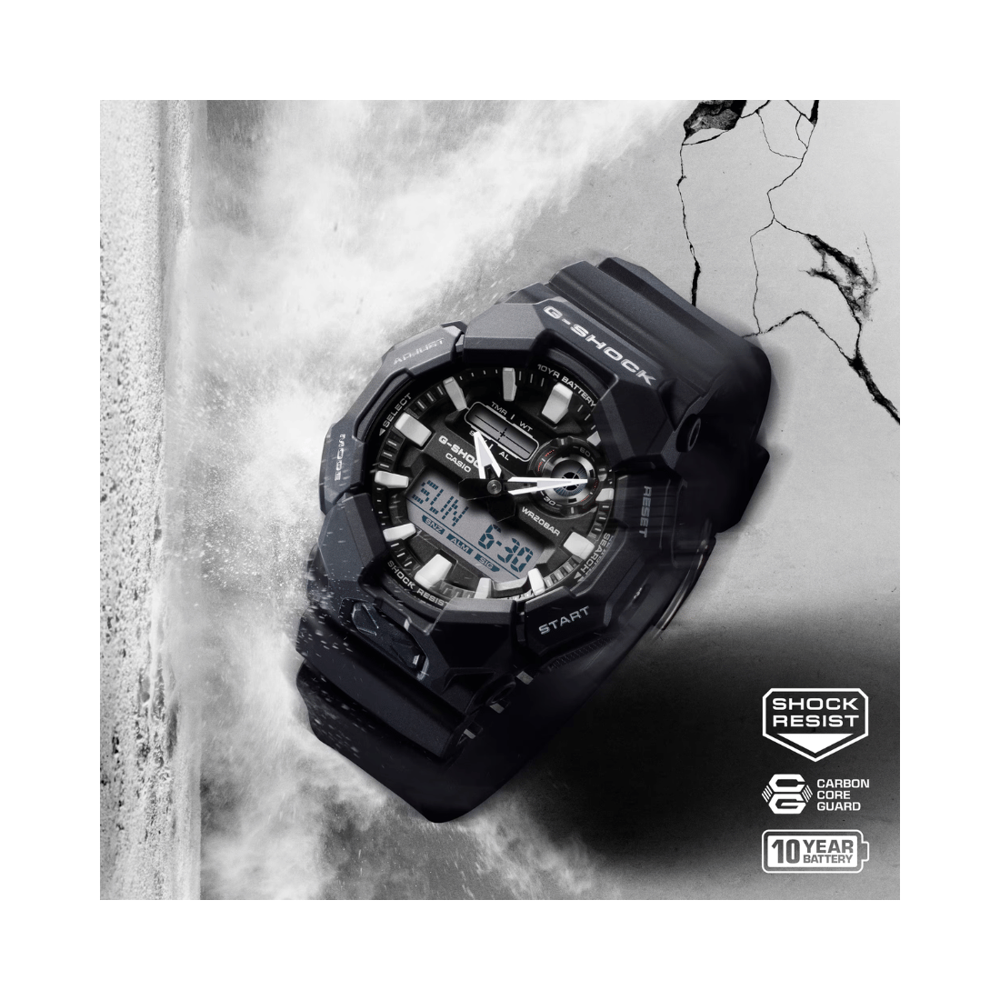 Casio G-Shock Black Men Watch G1601 GA-010-1ADR