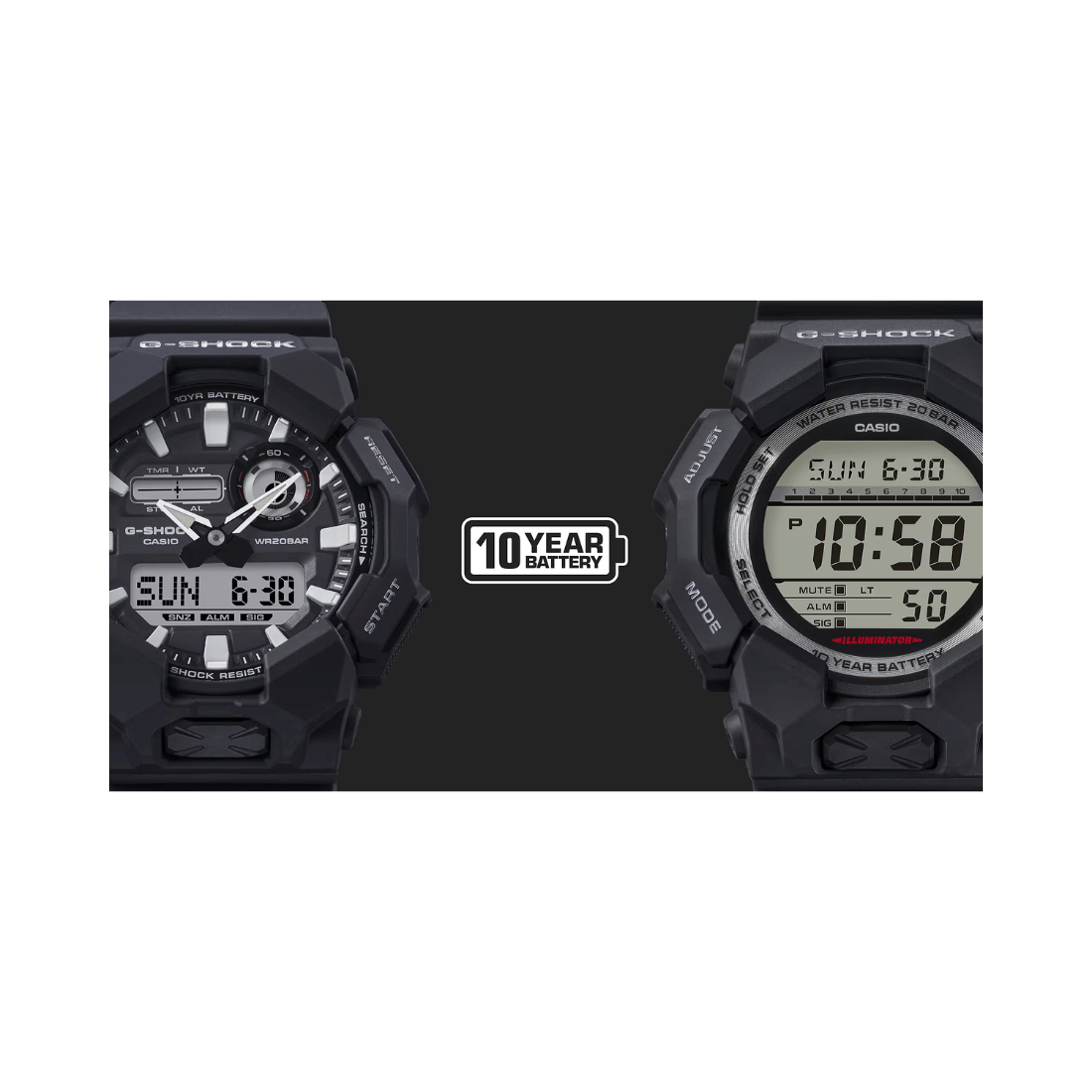 Casio G-Shock Black Men Watch G1601 GA-010-1ADR