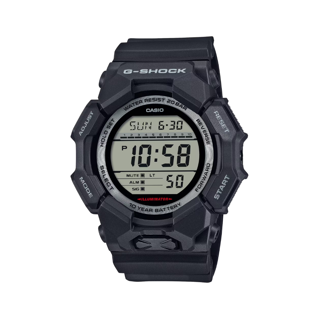 Casio G-shock Digital Watch with 10 Years Battery Life G1604 - GD-010-1