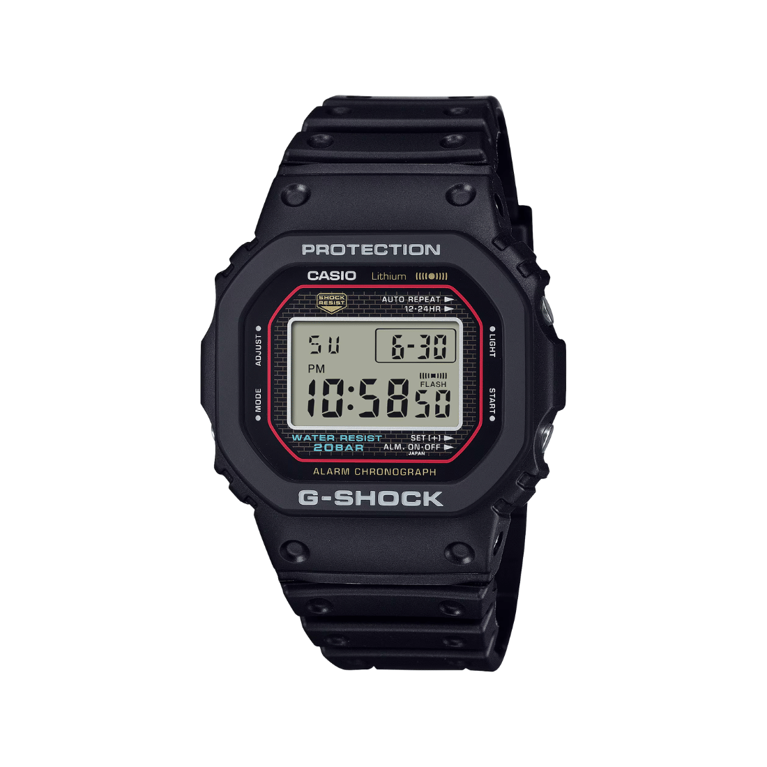 Casio Digital Made in Japan Mens Watch G1660 - DW-5000R-1A