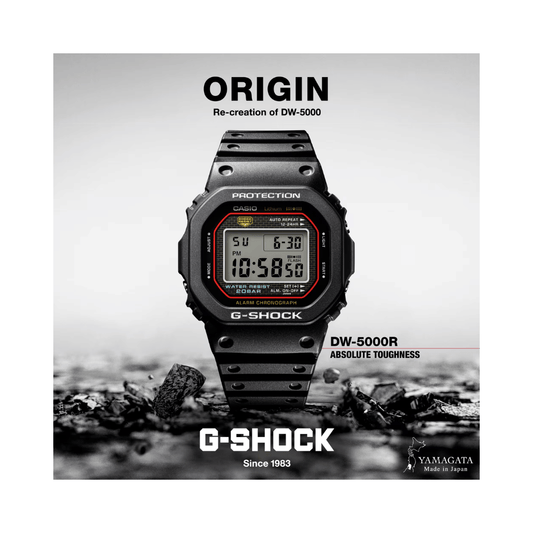 Casio Digital Made in Japan Mens Watch G1660 - DW-5000R-1A