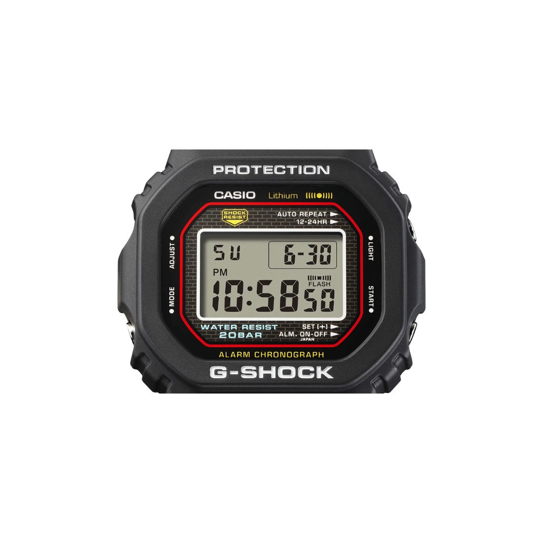 Casio Digital Made in Japan Mens Watch G1660 - DW-5000R-1A