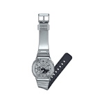 Casio G-Shock Silver Resin Band Mens Watch G1668 - GM-2100YM-8A