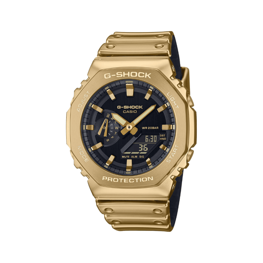 Casio G-shock Golden Resin Band Mens Watch G1669 - GM-2100YMG-9A
