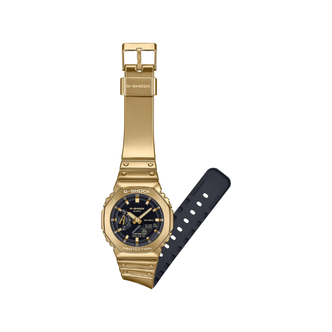 Casio G-shock Golden Resin Band Mens Watch G1669 - GM-2100YMG-9A