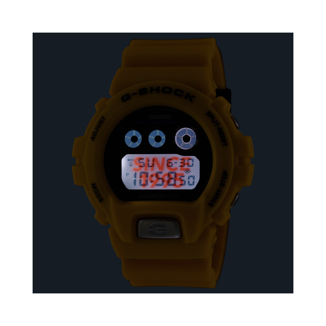 Casio G-shock 6900 LINE 30TH ANNIVERSARY MODEL Yellow Mens Watch G1678 - DW-6900TR-9