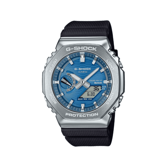 Casio G-Shock Blue Dial Solar Bluetooth Mens Watch G1734 - GBM-2100A-2B