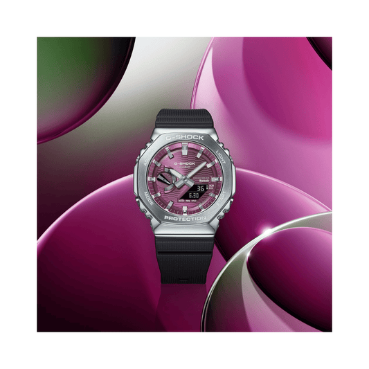 Casio G-Shock Purple Dial Solar Mens Watch G1735 - GBM-2100A-4B
