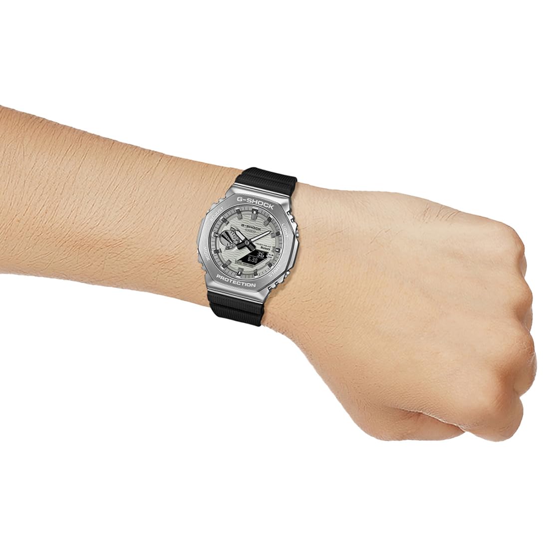 Casio G-SHOCK Bluetooth Analog-Digital Light Yellow Gold Dial Men’s Watch – GBM-2100A-8BDR (G1736)