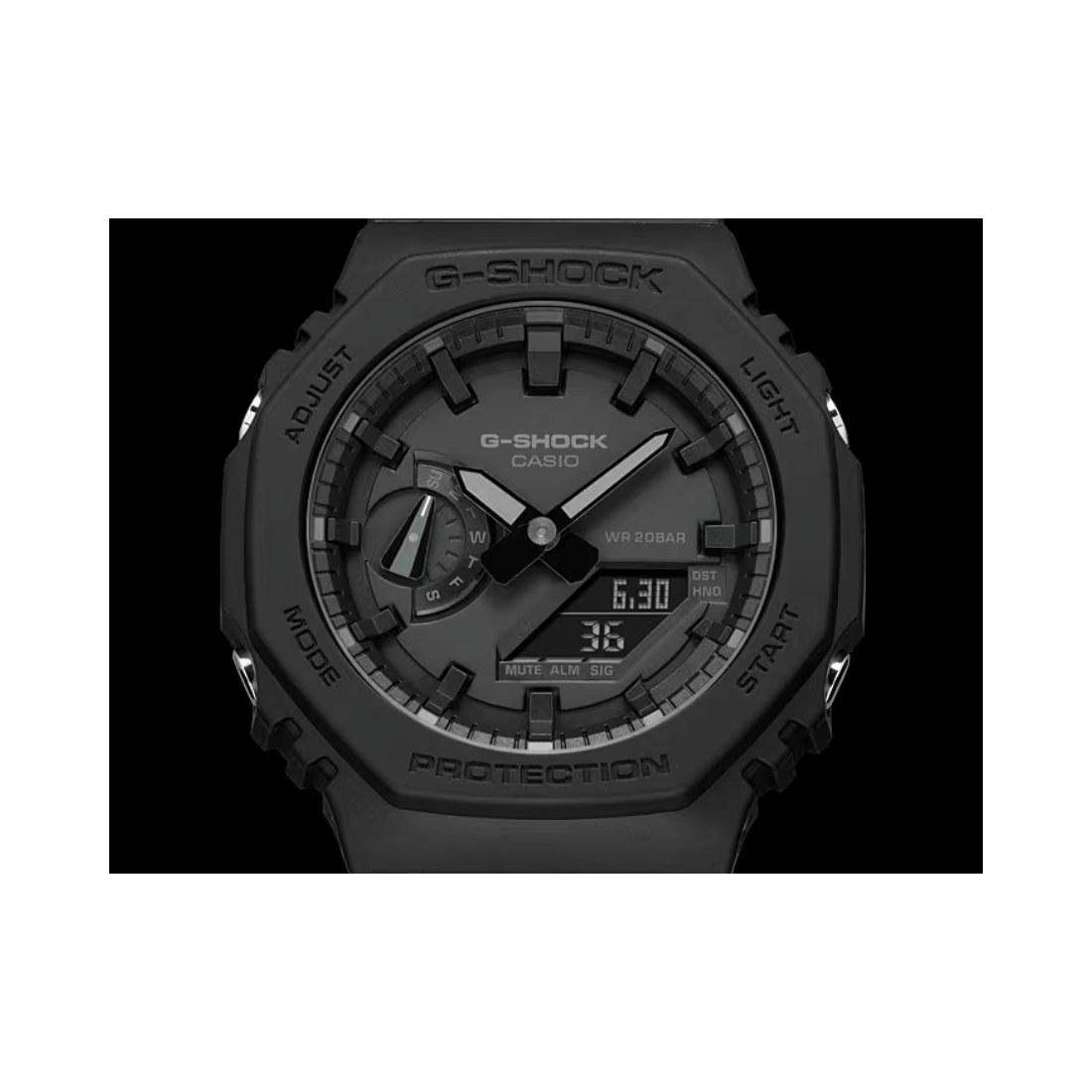 Casio G-Shock Vintage Black Dial Mens Watch G987 - GA-2100-1A1