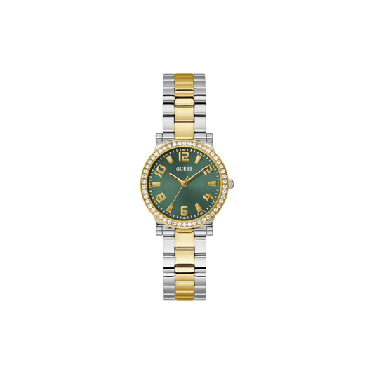 Guess Fawn Stainless Steel Green Dial Women's Watch GW0686L2