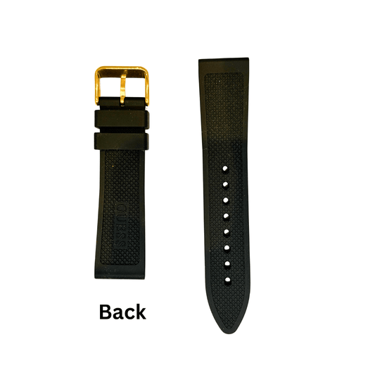 Guess Walker Black 22 MM Silicon Strap/ Band for GW0913G4