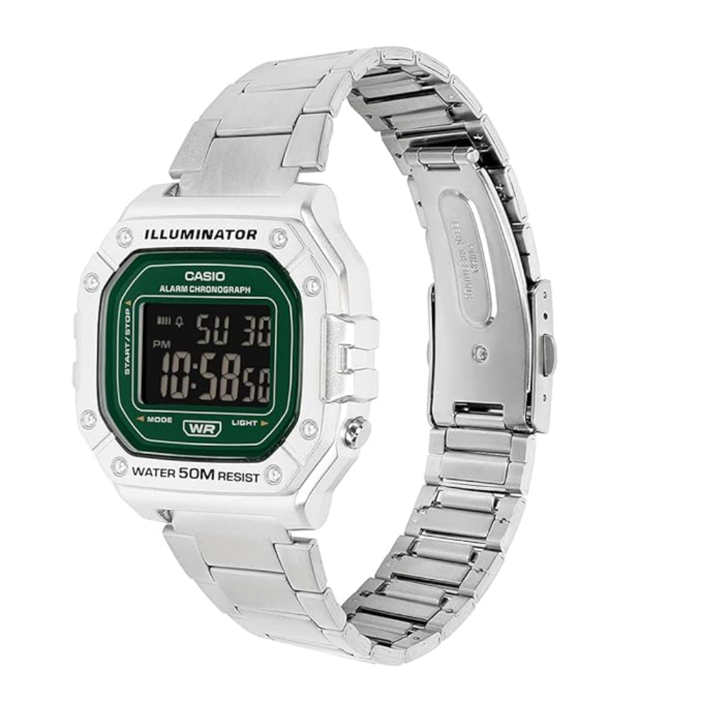 Casio Silver Unisex Watch I136 W-218HD-3AVDF