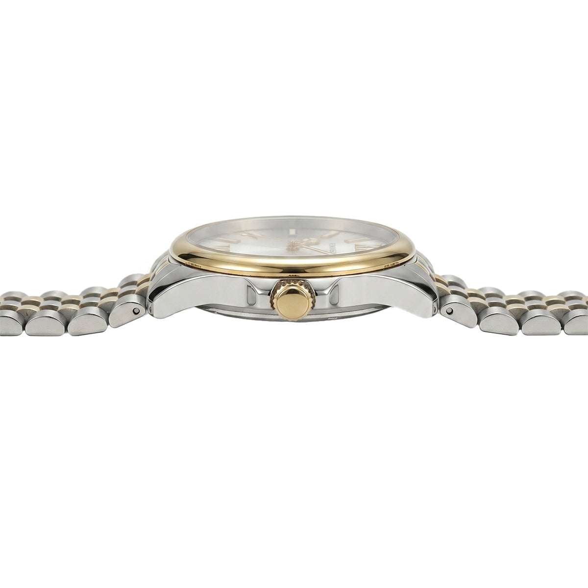 Romanson Classic Silver & Gold Men Watch TM6BS202MMCWH