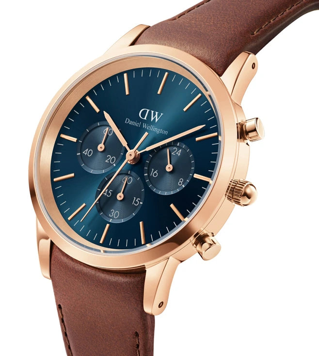 Daniel Wellington DW00100639K Brown Strap Watch