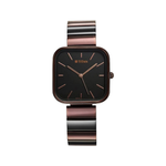 Titan Purple Stackables Stainless Steel Black Dial With Two Toned Strap Womens Watch 2715KM01