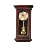 Seiko Clocks Oak Wood Pendulum Clock QXH008BN