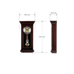 Seiko Clocks Oak Wood Pendulum Clock QXH008BN