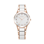 Romanson White & Rose Gold Men Watch RM5BF506KLRWH