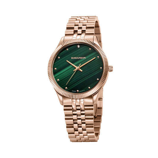 Romanson Gold Men Watch RM5BF511KLLRGN