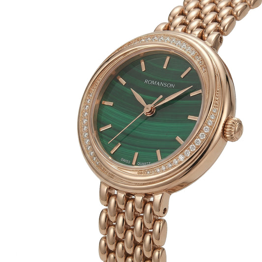 Romanson Classic Rose Gold Women Watch RM6BS003QLRGN