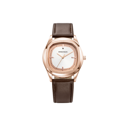 Romanson Rose Gold Brown Men's Watch TL5BF013MMRWH